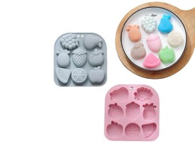 Molde silicona 8 frutas YESITOS